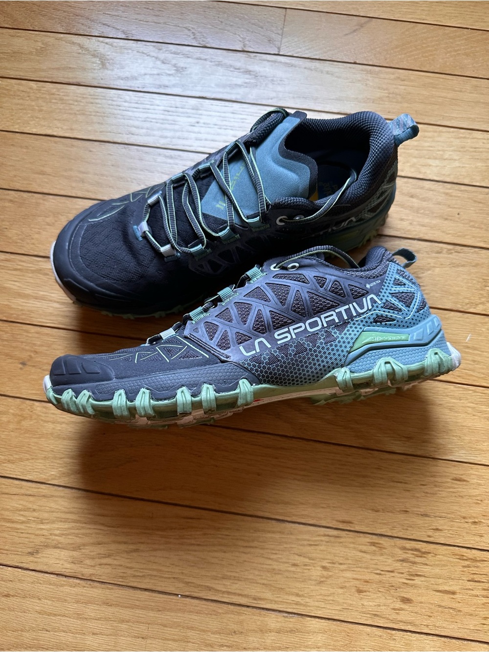 La Sportiva Men’s Trail Shoes - Gray & Mint